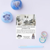 Eenvoudige makelaar marketing foto flyer (Enkel)