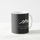 Eenvoudige makelaarsonderneming koffiemok (Voorkant rechts)