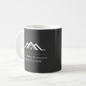 Eenvoudige makelaarsonderneming koffiemok (Voorkant links)