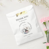 Eenvoudige Maltese hond bruiloft dank u Bedankzakje (Gezegeld)