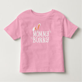 Eenvoudige mammie Bunny Easter Typografie | T-shir Kinder Shirts
