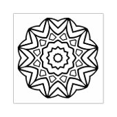 Eenvoudige Mandala Rubber Stamp Rubberstempel (Afrduk)