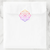 Eenvoudige Mandala Sticker (Tas)