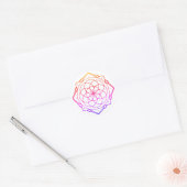 Eenvoudige Mandala Sticker (Envelop)