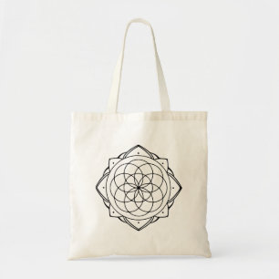 Eenvoudige Mandala Tote Tas