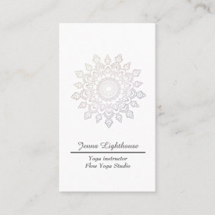 Eenvoudige Mandala Visitekaartje