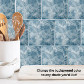Eenvoudige Marble Blue Backsplash Tegeltje