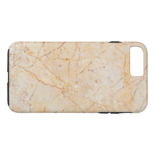 Eenvoudige Marble Texture Personalized Case-Mate iPhone Case (Achterkant (Horizontaal))