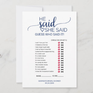 Eenvoudige marinescalligrafie zei hij dat ze het s kaart