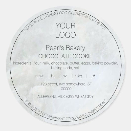 Eenvoudige markeringskraan: Etiket sticker (Voorkant)