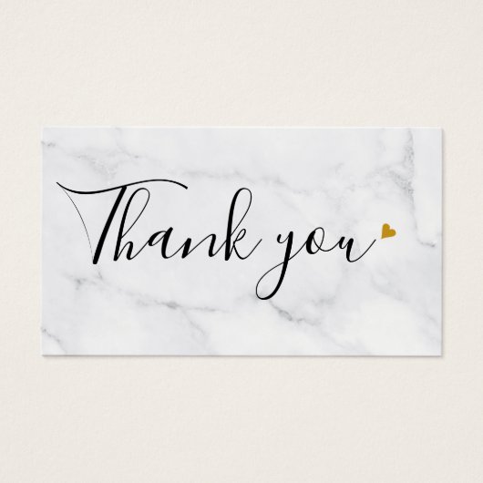 Eenvoudige marmer - Hartelijk dank voor de Kaart v (Voorkant)