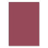 Eenvoudige Maroon gepersonaliseerde bruiloft Kaart (Achterkant)