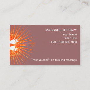 Eenvoudige Massagesalon Visitekaartjes