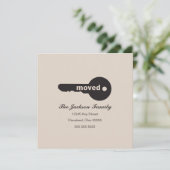 Eenvoudige mededeling over het verplaatsen van sle aankondiging (Staand voorkant)