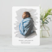 Eenvoudige mededeling van de geboorte van de Foto  Aankondiging (Staand voorkant)