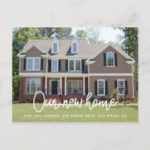 Eenvoudige mededeling van foto's briefkaart (Voorkant)