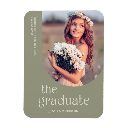 Eenvoudige mededeling van het Afstudeerder van de  Magneet (Verticaal)