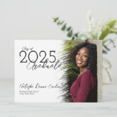 Eenvoudige mededeling van het Afstuderen van de Fo Kaart (Staand voorkant)