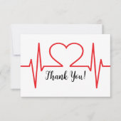 Eenvoudige medische bedankkaart (Voorkant)