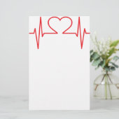 Eenvoudige medische briefpapier (Staand voorkant)