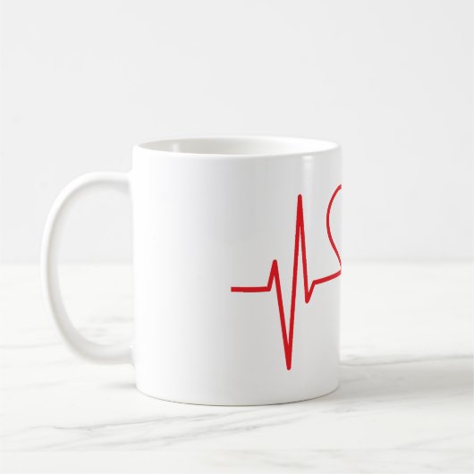 Eenvoudige medische koffiemok (Links)