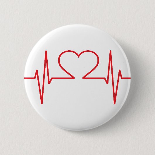 Eenvoudige medische ronde button 5,7 cm (Voorkant)