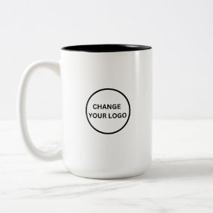 Eenvoudige merkpromotie 15oz tweekleurige koffiemok