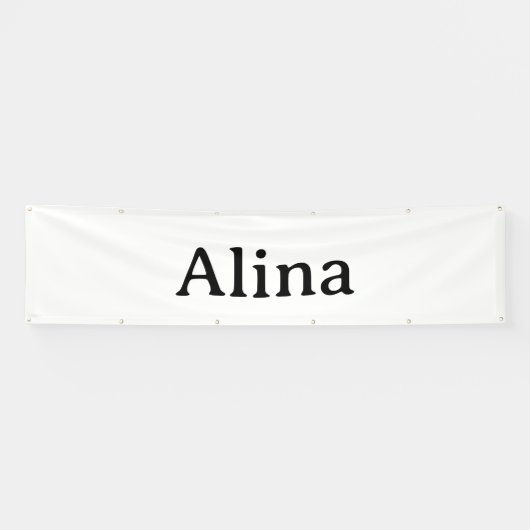 Eenvoudige merkpromotie 2,5' x 10' Buiten Spandoek (Horizontaal)
