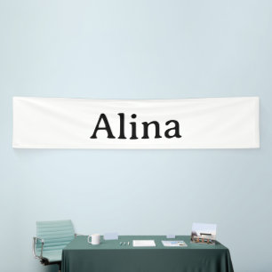Eenvoudige merkpromotie 2,5' x 12' Binnen Spandoek
