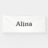 Eenvoudige merkpromotie 4' x 10' Binnen Spandoek (Horizontaal)