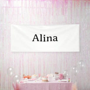 Eenvoudige merkpromotie 4' x 10' Binnen Spandoek