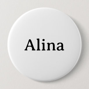 Eenvoudige merkpromotie Grote 4" ronde Button 4,0 Cm