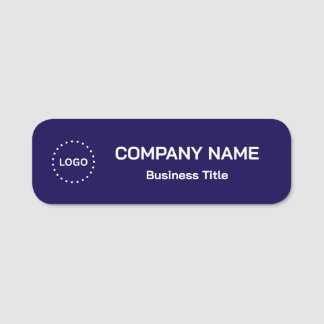 Eenvoudige merkpromotie-medewerker naamplaatje
