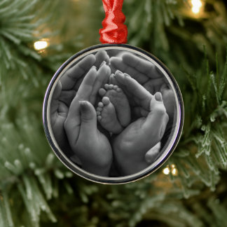 Eenvoudige merkpromotie Premium ronde Metalen Ornament