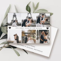 Eenvoudige, met de hand gekartelde fotocollage