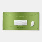 Eenvoudige Metallic Groene Textuur Kleine Stappen  Bureaumat (Keyboard & Muis)