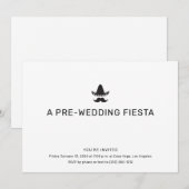 Eenvoudige Mexicaanse Uitnodiging Voor Oefenavondm (Voorkant / Achterkant)