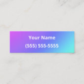 Eenvoudige mini-kleurrijke Visitekaartjes (Voorkant)