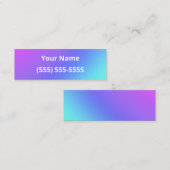 Eenvoudige mini-kleurrijke Visitekaartjes (Voorkant / Achterkant)