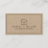 Eenvoudige miniatuur van het Logo-monogram voor th Visitekaartje (Voorkant)