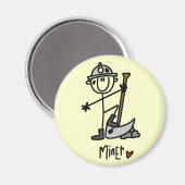 Eenvoudige miniatuurT-shirts en cadeautjes Magneet (Voorkant / Achterkant)