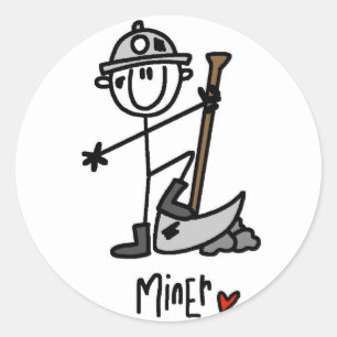 Eenvoudige miniatuurT-shirts en cadeautjes Ronde Sticker