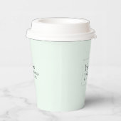 Eenvoudige minieme Business Logo Custom Paper Cup Papieren Bekers (Rechts)