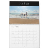 Eenvoudige minieme foto van de moderne conservatie kalender (Mar 2026)