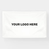 EENVOUDIGE MINIMAAL AANGEPASTE BEDRIJFSACTIVITEITE SPANDOEK (Horizontaal)