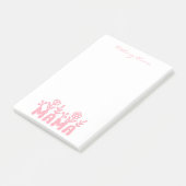 Eenvoudige Minimaal Moderne Basis Roze Mama Post-it® Notes (Schuin)