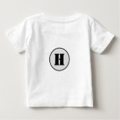 EENVOUDIGE MINIMAAL MODERNE MONOGRAM ELEGANT STIJL (Achterkant)