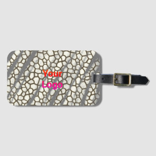 EENVOUDIGE MINIMAAL MODERNE MONOGRAM ELEGANT STIJL BAGAGELABEL