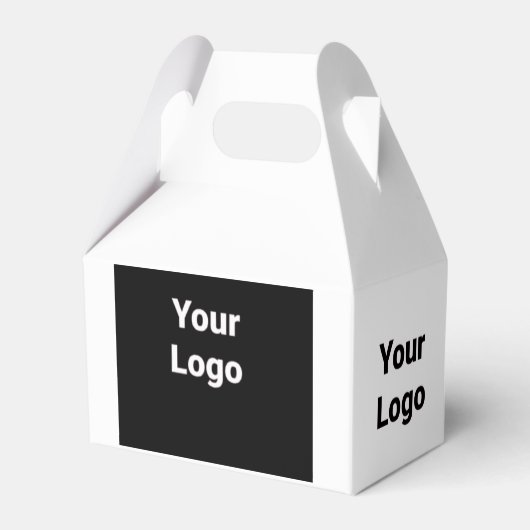 EENVOUDIGE MINIMAAL MODERNE MONOGRAM ELEGANT STIJL BEDANKDOOSJES (Voorkant Zijde)