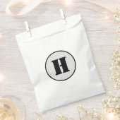 EENVOUDIGE MINIMAAL MODERNE MONOGRAM ELEGANT STIJL BEDANKZAKJE (Geknipt)